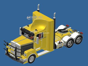 玩具卡车设计模型绘制