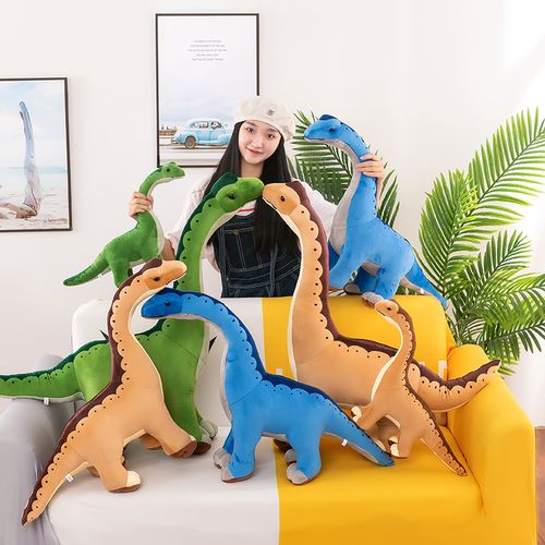 恐龙毛绒玩具公仔跨境玩偶dinosaur plush toys长颈龙恐龙当家